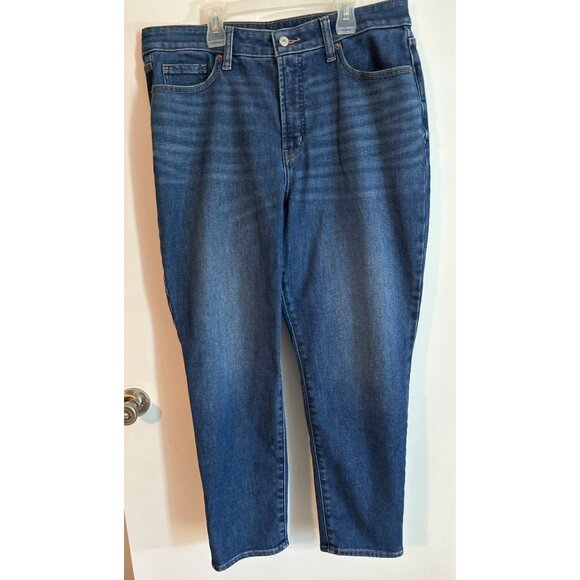 Old Navy Women OG High-Rise Straight Jeans Size 14 - Picture 1 of 6